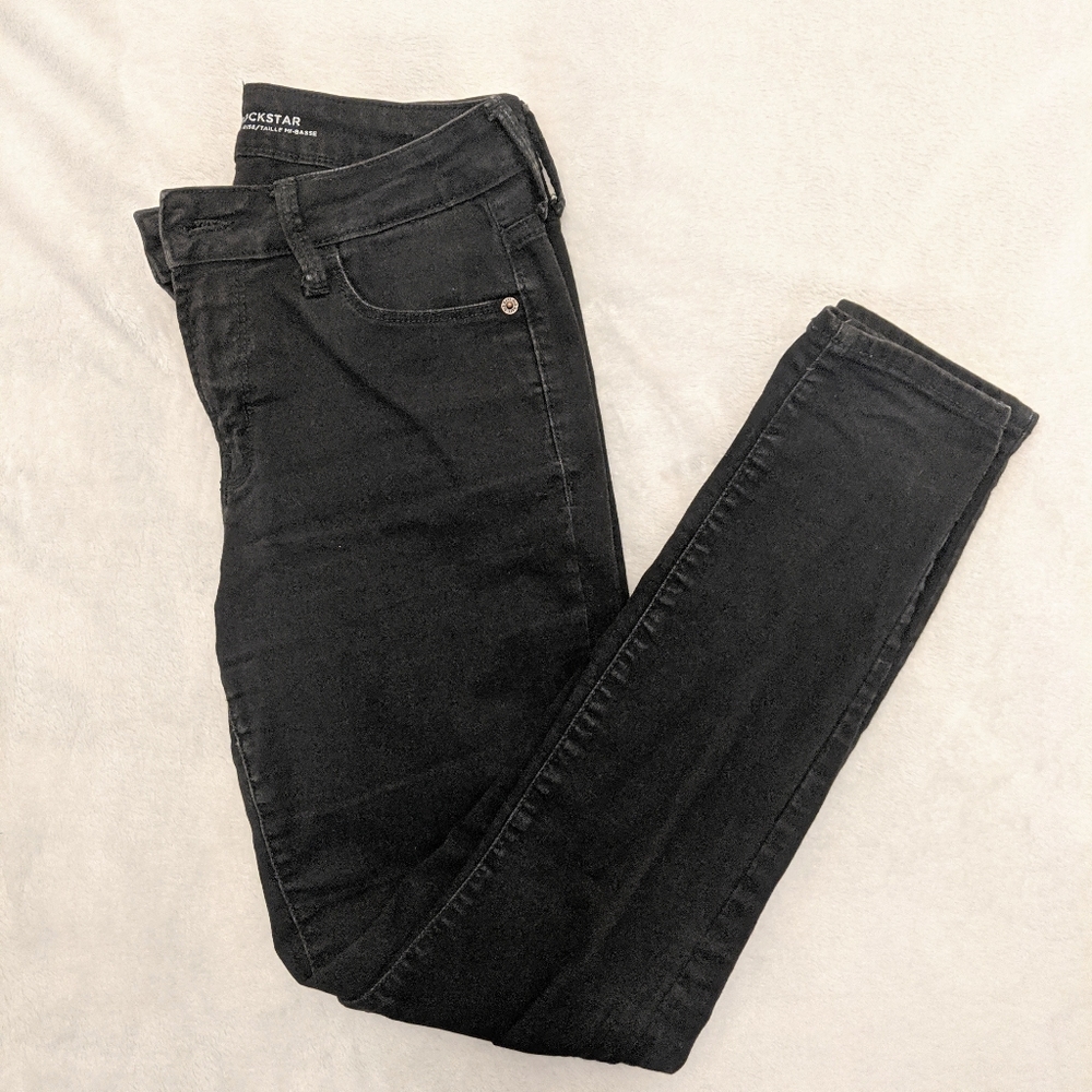 Old Navy - Faded Black Skinny Jeans, Super Stretch